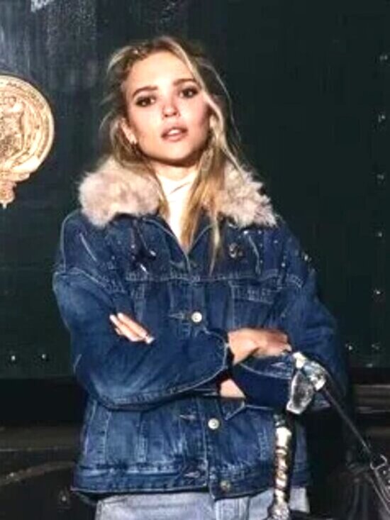 Free People Jackets & Blazers - Free People Opal Swing Denim Jacket REMOVABLE Faux Fur Collar NWT XL